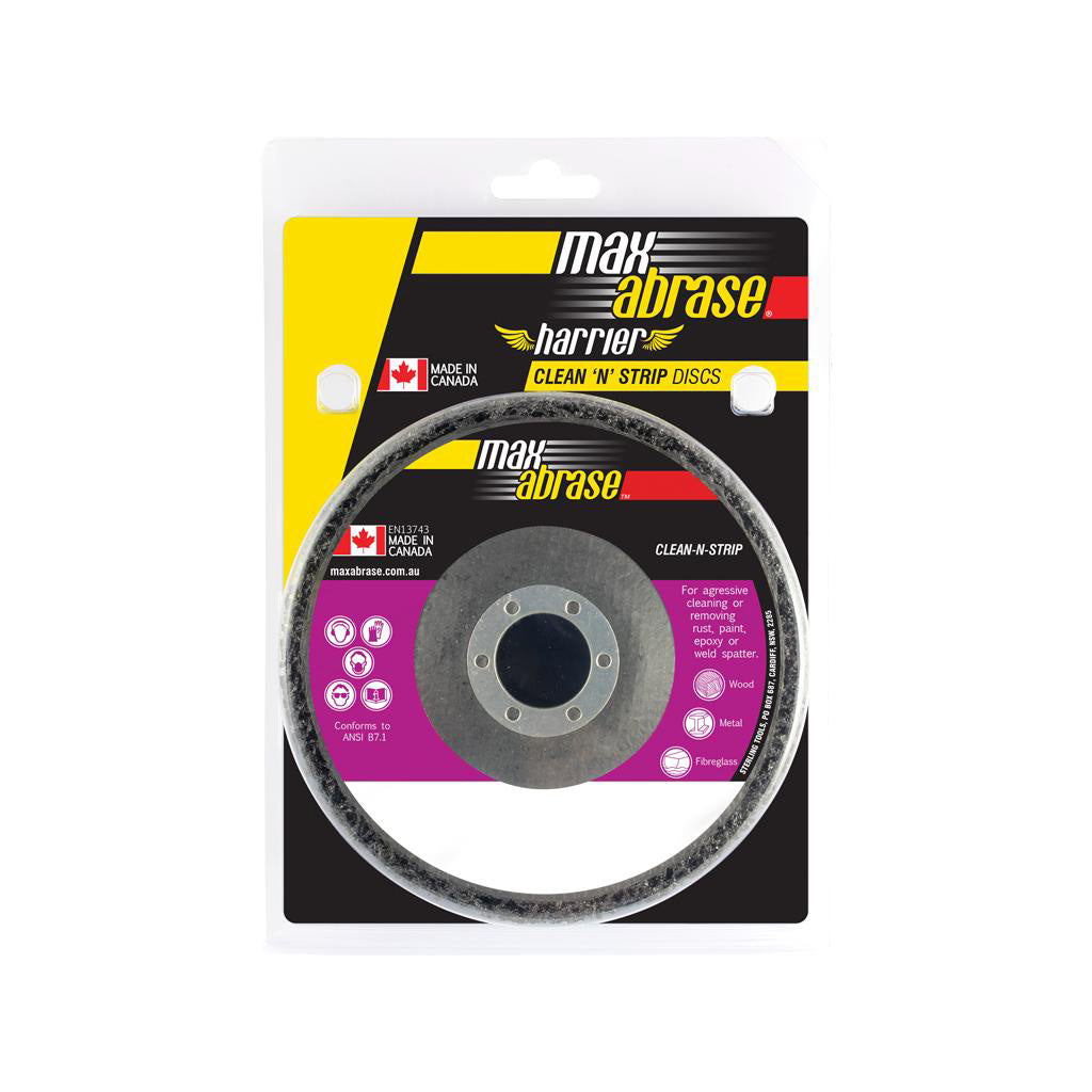 CLEAN & STRIP DISC 125MM COARSE BLACK XTRA
