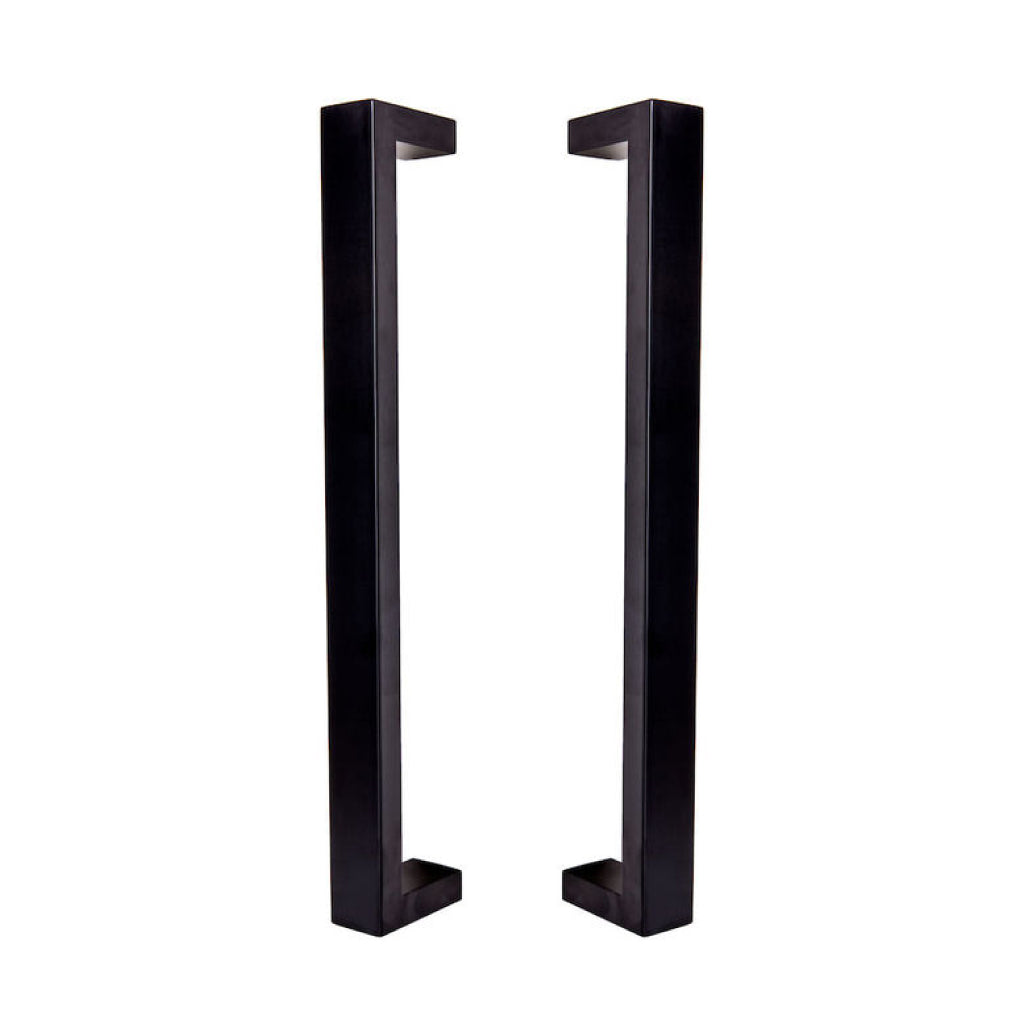 GAINSBOROUGH PULL HANDLE OBLONG MATTE BLACK 450MM