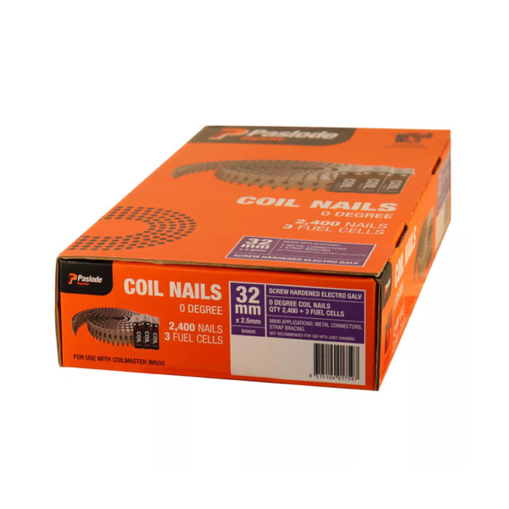 COIL NAIL SCREW SCHANK PLADTIC COLLATED HARDENED WITH 3 FUEL CELLS