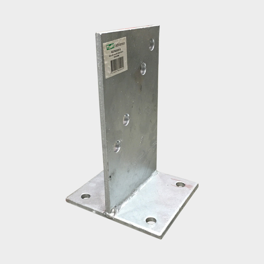 T-Blade Post Support Bolt Down Galv