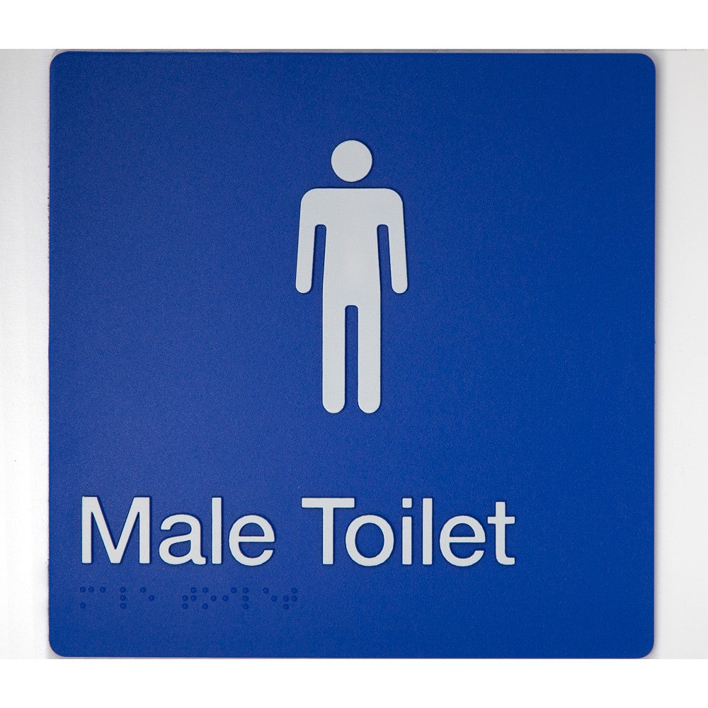 Braille Toilet Sign