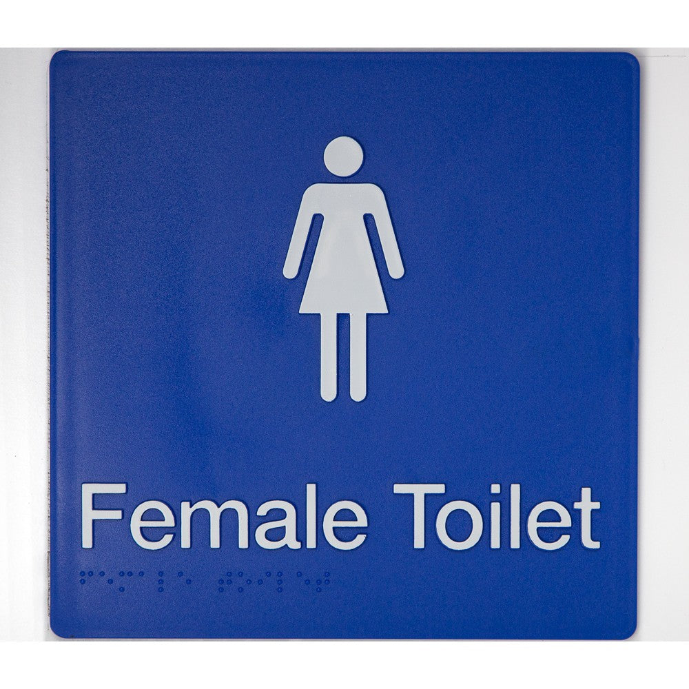 Braille Toilet Sign