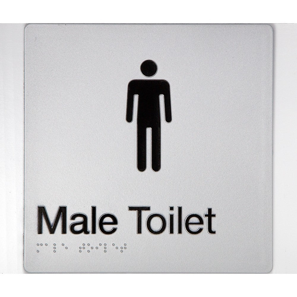 Braille Toilet Sign