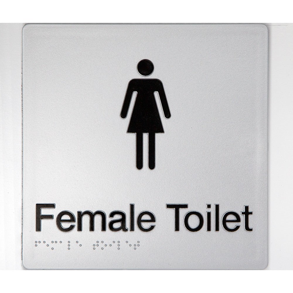 Braille Toilet Sign