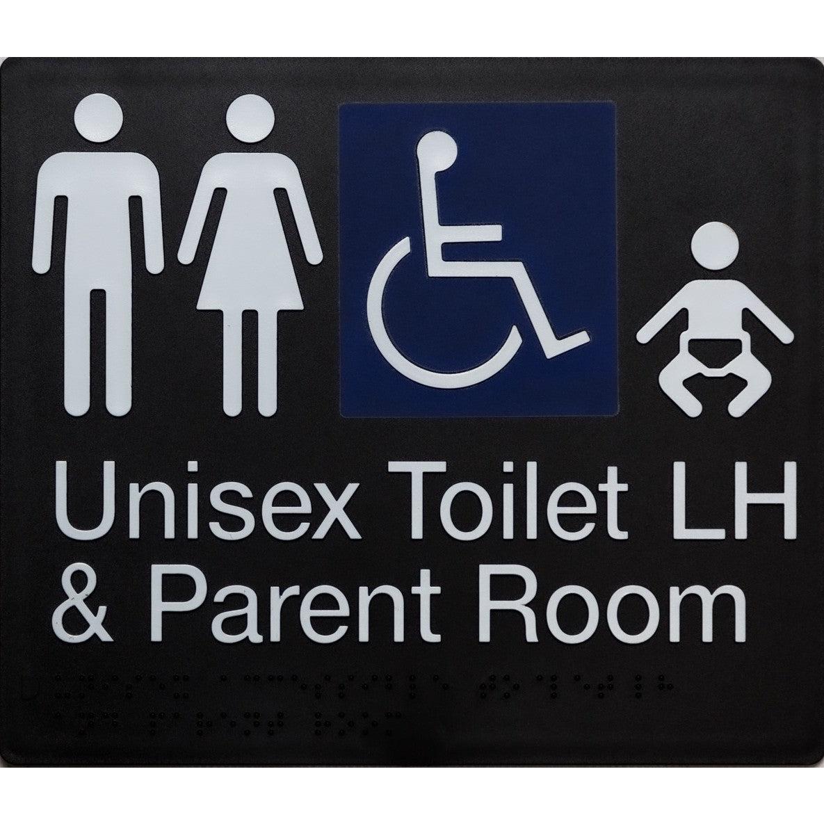Braille Accessible Toilet And Parent Room Sign