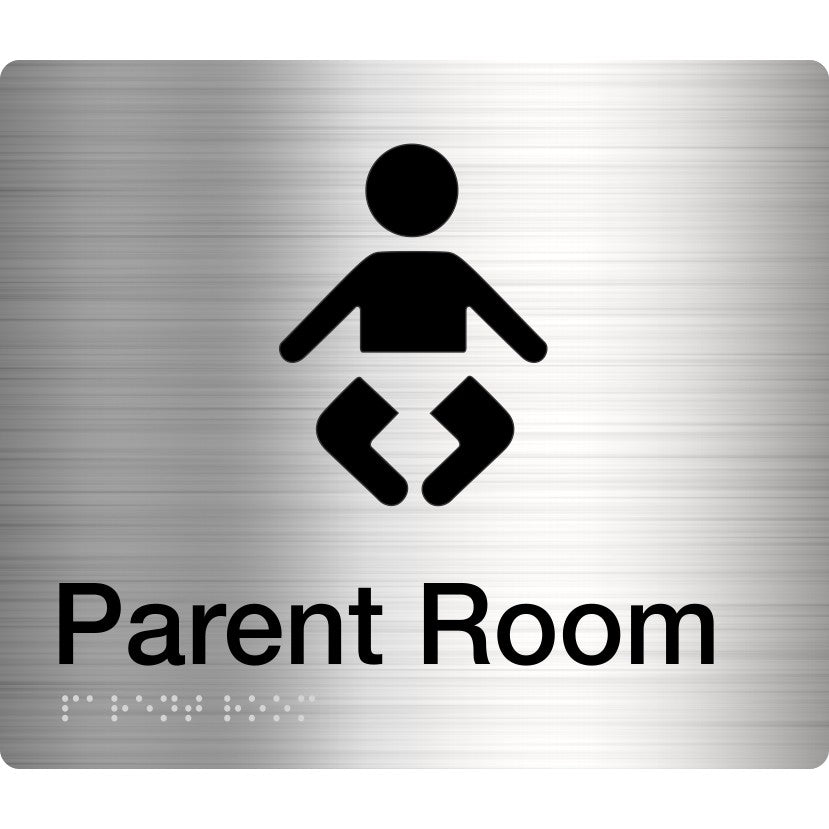 Braille Parent Room Sign