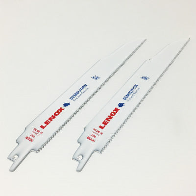 Lennox Reciprocating Saw Blade Demolition 2 Pcs 6tpi X 225mm