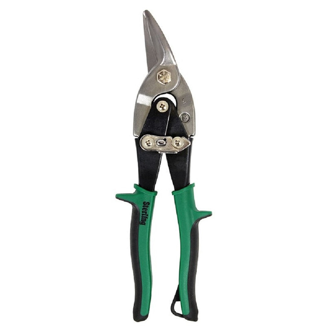 Sterling Offset Snips Green Right Cut