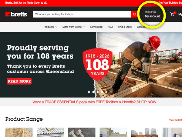 1. Login or Signup
