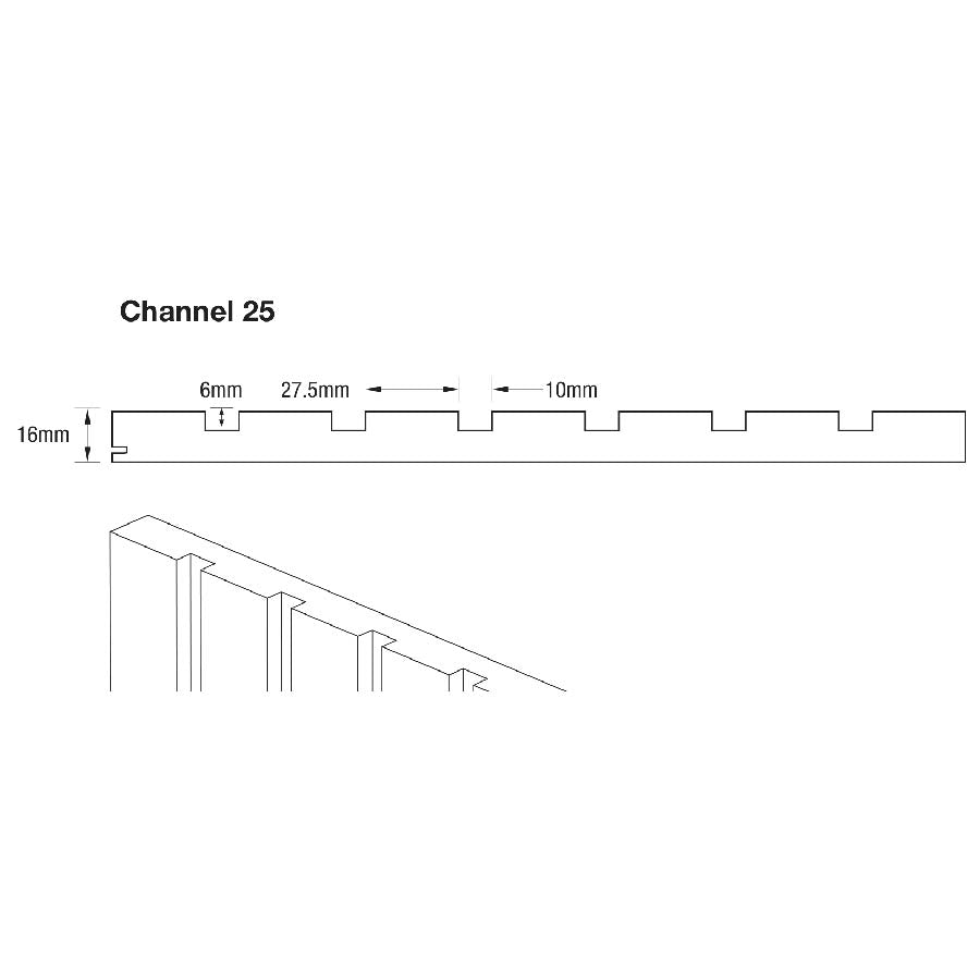 Easycraft Silhouette Channel 25 Mdf