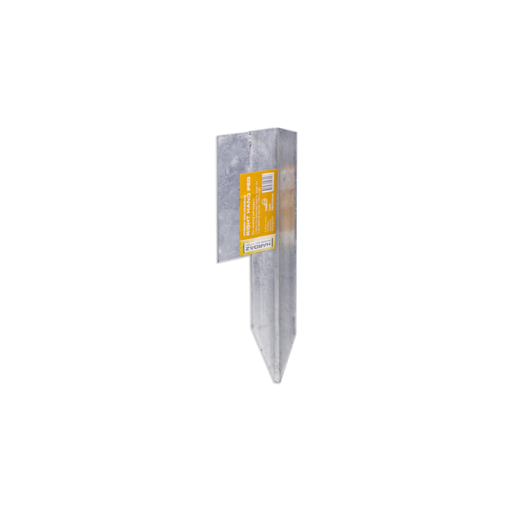 Retaining Sleeper Post Peg Right Galv