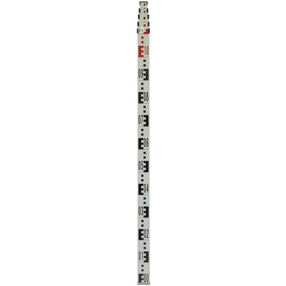Topcon 5m 5 Section E-Face Aluminium Staff With Cover